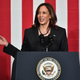 U.S. Vice President Kamala Harris speaks on small businesses at Delta Center Stage in Greenville, Mississippi, on April 1, 2022